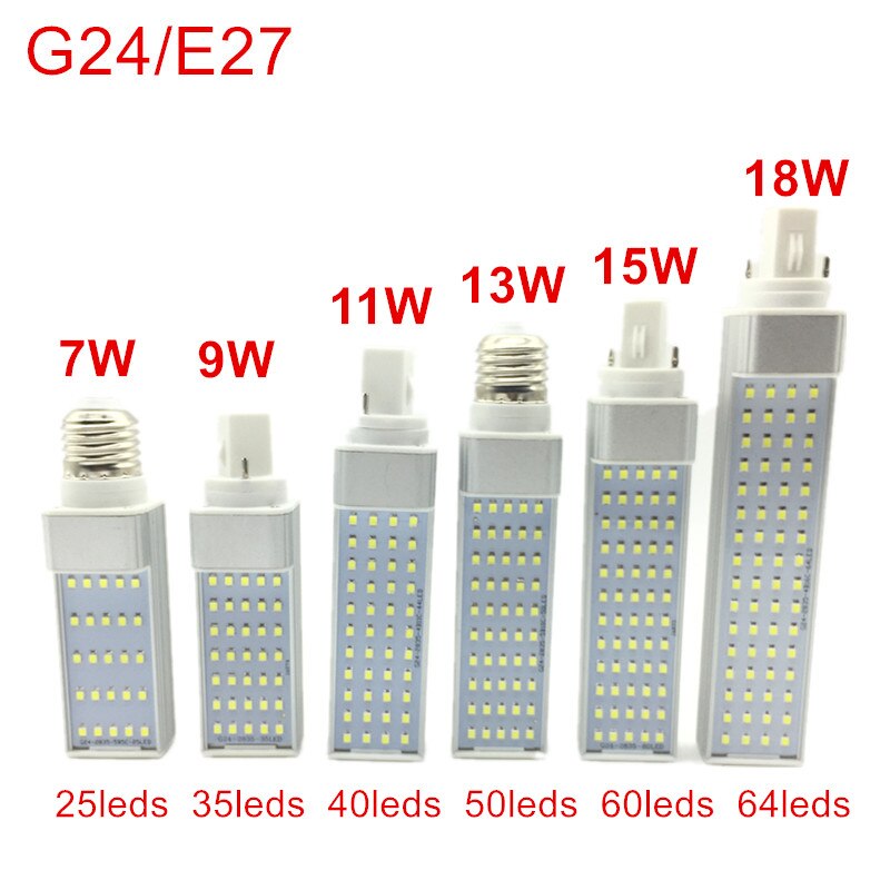 G24/E27 LED  7W 9W 11W 13W 15W 18W LED  ..